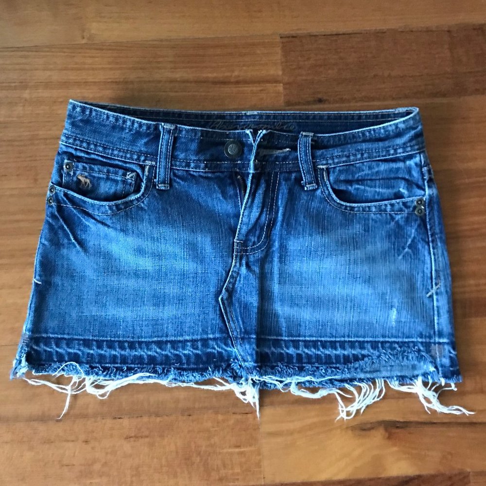 Abercromie & Fitch Jean Skirt 00